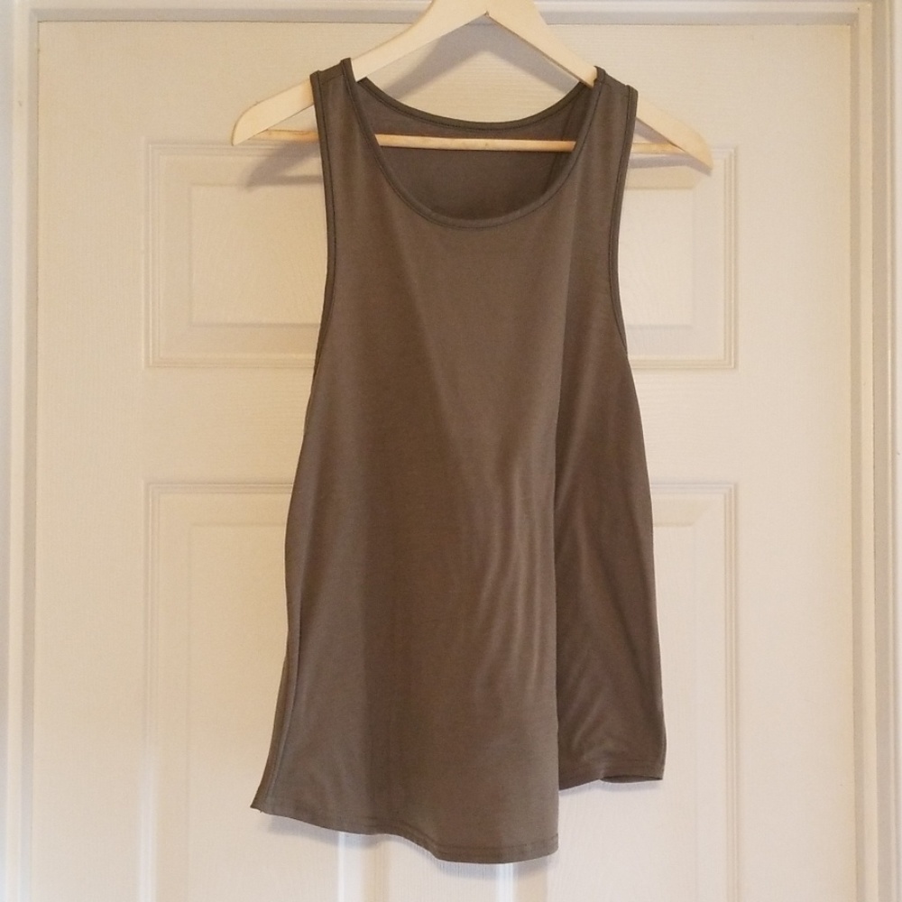 Amiery Army Green Tank Top